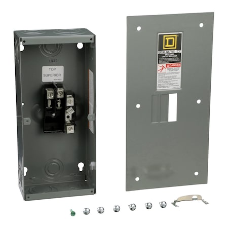 Circuit Breaker Enclosure, QO, 2 Spaces, 100A, 240V, 1 Phase MPN:QO2100BNF