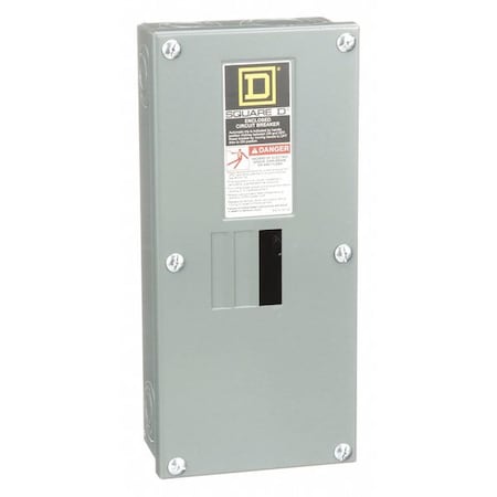 Circuit Breaker Enclosure, QO, 2 Spaces, 100A, Main Lug, 1 Phase MPN:QO2100BNS