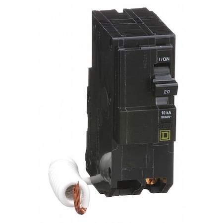 Miniature Circuit Breaker, QO Series, 20A, 2 Pole, 120/240V AC, 10kA at 120V AC, B Curve MPN:QO220EPD
