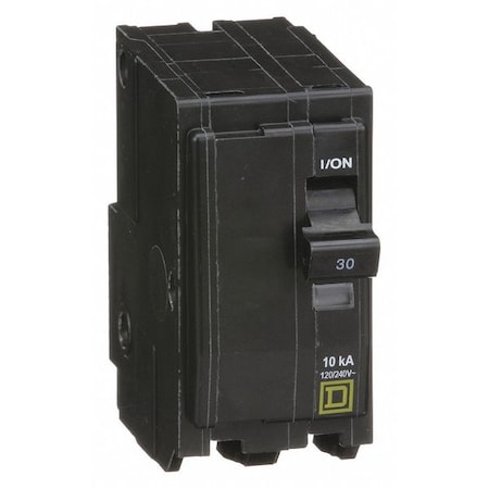 Miniature Circuit Breaker, QO Series, 30A, 2 Pole, 120/240V AC, 10kA at 120/240V AC MPN:QO230