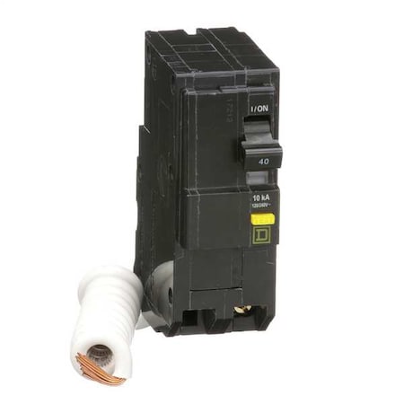 Miniature Circuit Breaker, QO Series, 40A, 2 Pole, 120/240V AC, 10kA at 120/240V AC, A Curve MPN:QO240GFI