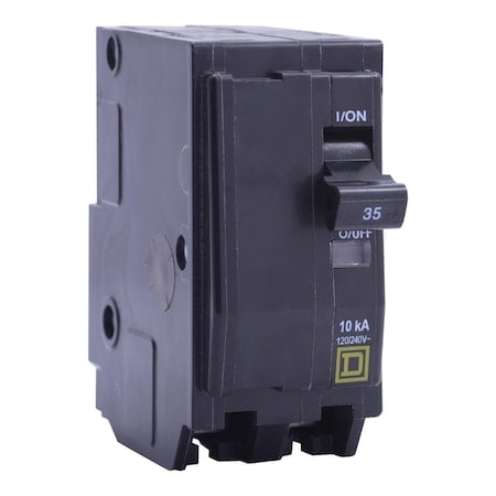 Miniature Circuit Breaker, QO Series, 40A, 2 Pole, 240V AC, 10kA at 120/240V AC MPN:QO240H