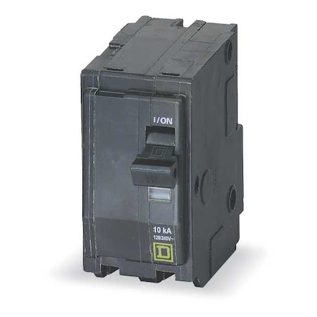 Miniature Circuit Breaker, QO Series, 40A, 2 Pole, 120/240V AC, 22kA at 120/240V AC MPN:QO240VH