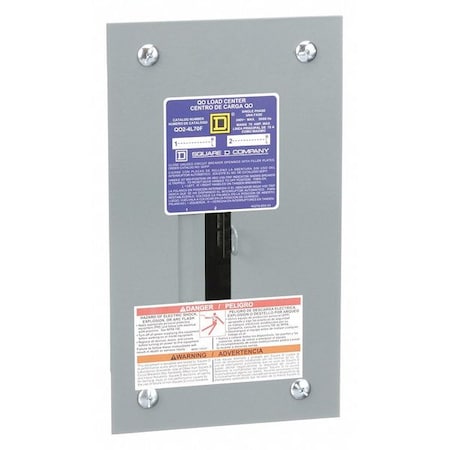 Load Center, 2 Spaces, 70A Amps, 120/240V AC MPN:QO24L70F