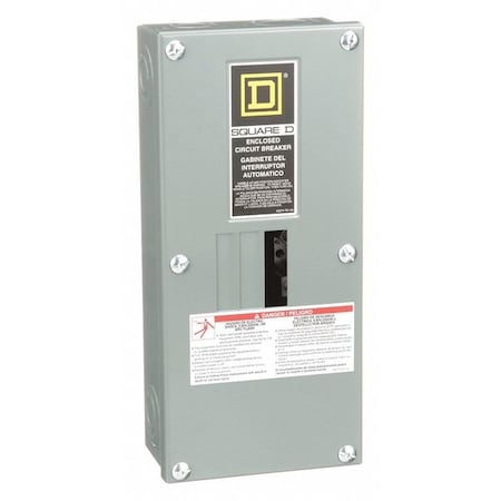 Circuit Breaker Enclosure, QO, 3 Spaces, 100A, 240V, Main Lug, 3 Phase MPN:QO3100BNS