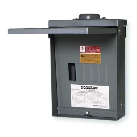 Load Center, 6 Spaces, 100A Amps, 120/240V AC MPN:QO612L100RB