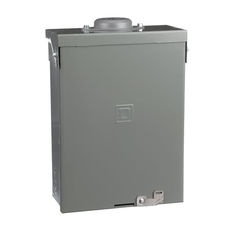 Load Center, QO, 6 Spaces, 100A, 240V, Main Lug, 1 Phase MPN:QO612L100RBCU