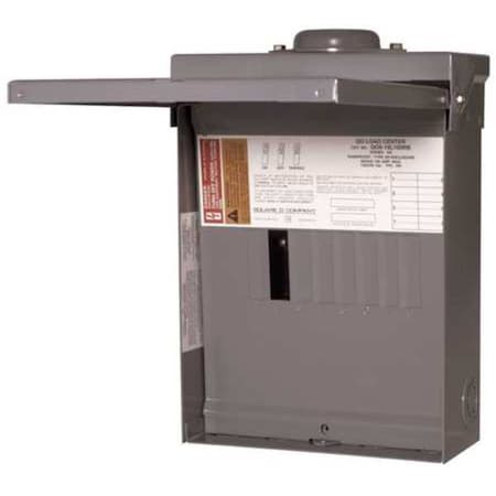 Load Center, 8 Spaces, 100A Amps, 120/240V AC MPN:QO816L100RB