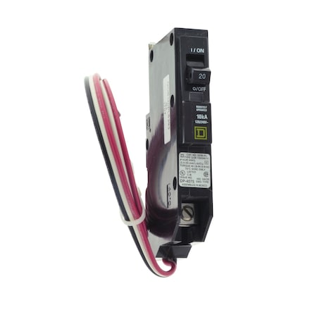 Miniature Circuit Breaker, 20A, 1 Pole, 120/240V AC, 10kA 120 V AC MPN:QOB120PL5393
