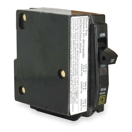 Miniature Circuit Breaker, QO Series, 25A, 1 Pole, 120/240V AC, 10kA at 120/240V AC MPN:QOB1251021