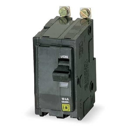 Miniature Circuit Breaker, QO Series, 100A, 2 Pole, 120/240V AC, 10kA at 120/240V AC MPN:QOB2100H