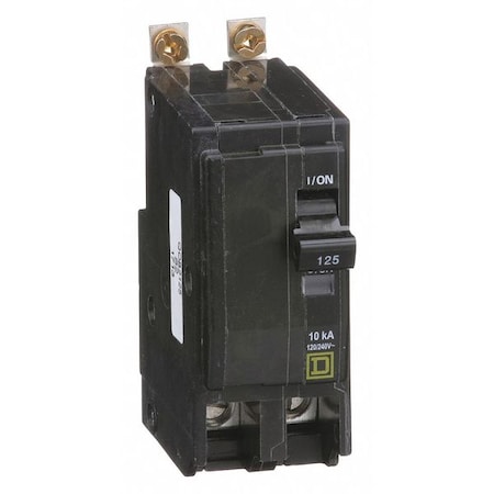 Miniature Circuit Breaker, QO Series, 125A, 2 Pole, 120/240V AC, 10kA at 120/240V AC MPN:QOB2125