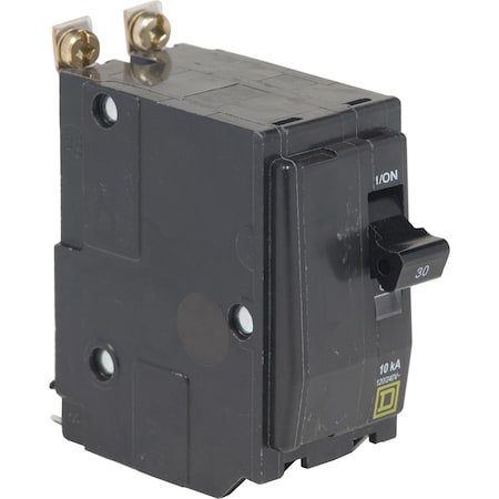 Miniature Circuit Breaker, QO Series, 30A, 2 Pole, 120/240V AC, 10kA at 120/240V AC MPN:QOB2305237