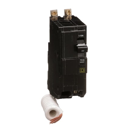 Miniature Circuit Breaker, 50A, 2 Pole, 120/240V AC, 10kA 120 V AC MPN:QOB250EPD5238