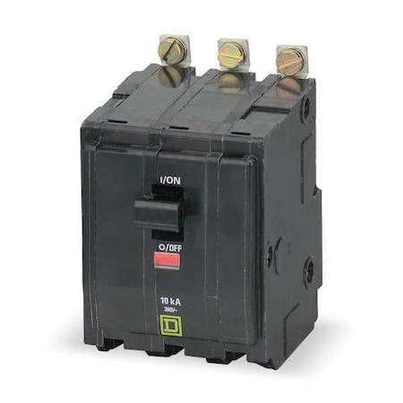 Miniature Circuit Breaker, QO Series, 60A, 3 Pole, 240V AC, 10kA at 240V AC MPN:QOB300
