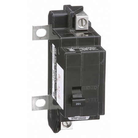 Miniature Circuit Breaker, QO Series, 100A, 2 Pole, 120/240V AC, 22kA at 120/240V AC MPN:QOM100VH