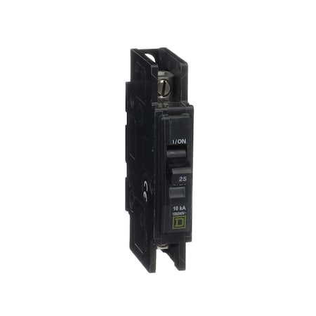 Miniature Circuit Breaker, QO Series, 25A, 1 Pole, 120/240V AC, 10kA at 120/240V AC MPN:QOU125B