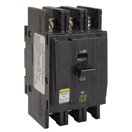 Miniature Circuit Breaker, QO Series, 60A, 3 Pole, 240V AC, 10kA at 240V AC MPN:QOU300