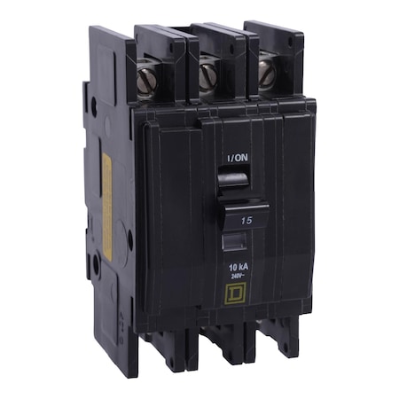 Miniature Circuit Breaker, QO Series, 40A, 3 Pole, 120/240V AC, 10kA at 120/240V AC MPN:QOUQ340