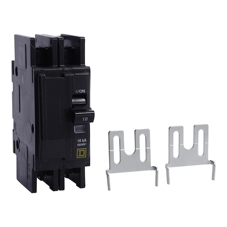 Miniature Circuit Breaker, QO Series, 20A, 2 Pole, 120/240V AC, 10kA at 120/240V AC MPN:QOUR2205283CCC