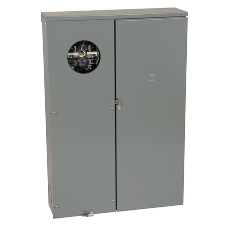 Meter Main, QO, 8 Spaces, 400A; 150A, Main Lug, 1 Phase MPN:QU816D400SL150