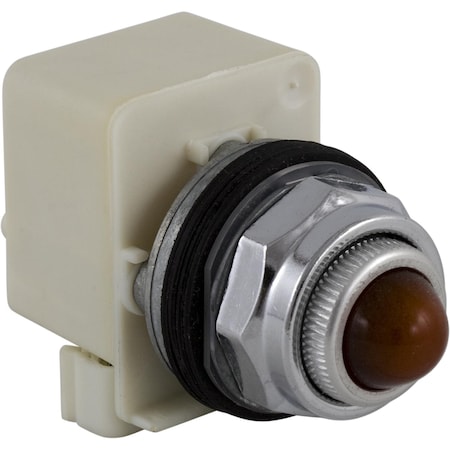 Pilot light, Harmony 9001K, metal, glass, domed, green, 30mm, LED green, 24-28V MPN:9001KP35LGG6