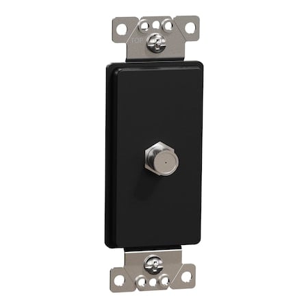 Tv Socket, X Series, Catv, F Connector MPN:SQR87C01BK