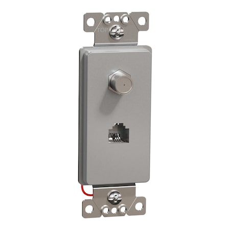 Tv/Telephone Socket, X Series, F Connect MPN:SQR87CT1GY