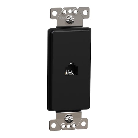 Telephone Socket, X Series, Rj11 (4P4C) MPN:SQR87T01BK