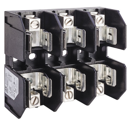 Power Distribution Block, 3 Pole, 60 A, 600 V, 2 AWG MPN:9080FB3621J