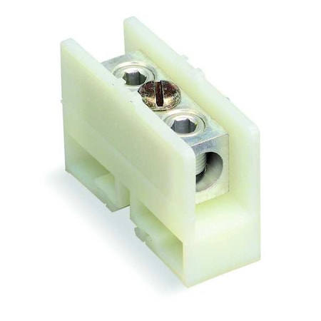 Terminal Block, Solderless Box Lug, 1 Pole, 255 A, 600 V AC/DC, 250 kcmil, Screw Termination MPN:9080GE6