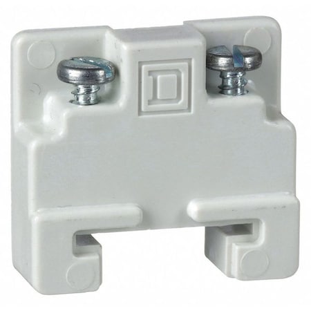 End Clamp, White, Lexan, 0.4 in D MPN:9080GH10
