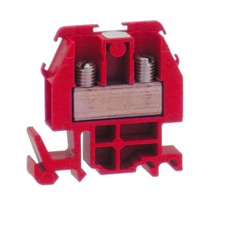 Terminal Block, Not Applicable Pole, 60 A, 600 V AC/DC, 8 AWG, Red MPN:9080GRR6