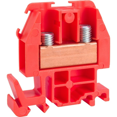 Terminal Block, Not Applicable Pole, 60 A, 600 V AC/DC, 8 AWG, Orange MPN:9080GRS6
