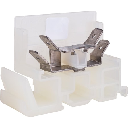 Terminal Block, Pass-Through, 1 Pole, 20 A, 600 V AC/DC, 12 AWG, Natural MPN:9080GS6