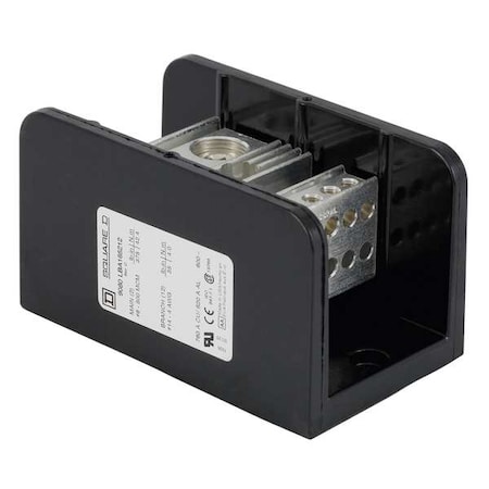 Power Distribution Block, Open, 1 Pole, 335 A Copper, 600 V AC/DC, Surface Mount MPN:9080LBA163106