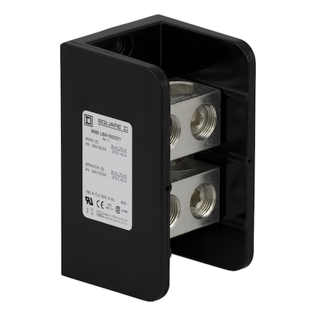 Power Distribution Block, Open, 1 Pole, 620 A Copper, 600 V AC/DC, Surface Mount MPN:9080LBA165202