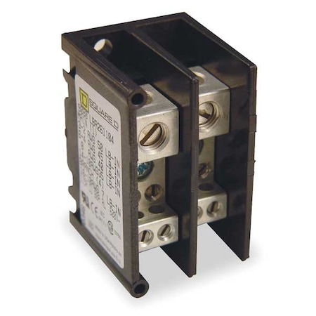 Power Distribution Block, Open, 2 Pole, 310 A Copper, 600 V AC/DC, Surface Mount MPN:9080LBA263101
