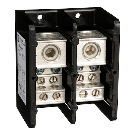 Power Distribution Block, Open, 2 Pole, 335 A Copper, 600 V AC/DC, Surface Mount MPN:9080LBA263104