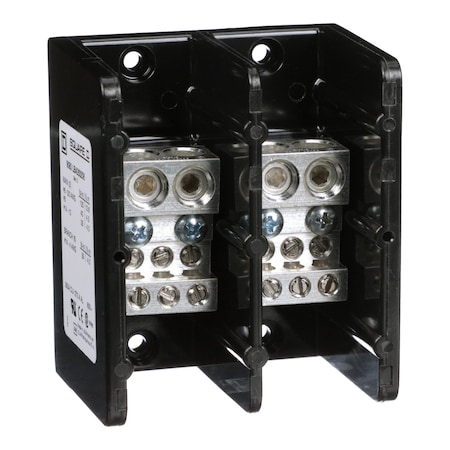 Power Distribution Block, Open, 2 Pole, 350 A Copper, 600 V AC/DC, Surface Mount MPN:9080LBA263206