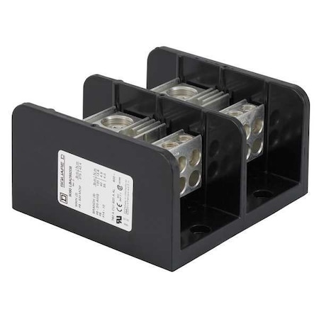 Power Distribution Block, Open, 2 Pole, 760 A Copper, 600 V AC/DC, Surface Mount MPN:9080LBA265208