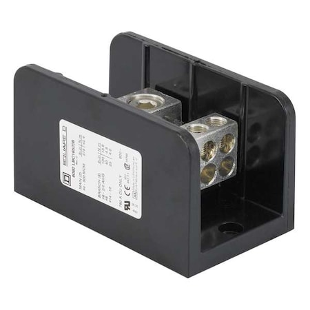 Power Distribution Block, Open, 3 Pole, 760 A Copper, 600 V AC/DC, Surface Mount MPN:9080LBA365212