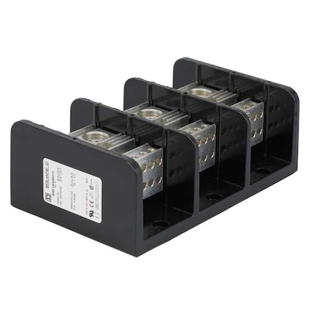 Power Distribution Block, Open, 2 Pole, 350 A Copper, 600 V AC/DC, Surface Mount MPN:9080LBC263206