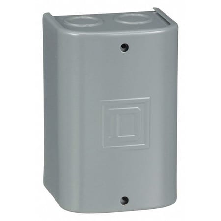 Captive Screws Electrical Enclosures, 5.28 in H, 3.31 in D, 3.63 in W, 1, Steel MPN:9991UE1
