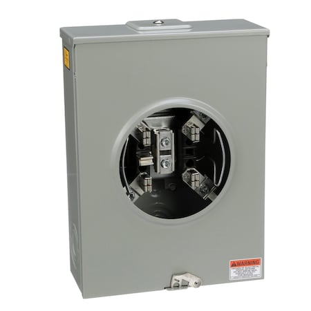 Individual meter socket, ringless socket, horn bypass, 5 jaws no release, OH, UG, 200 A, up to 600 VAC single phase 3W MPN:UGHTRS213C