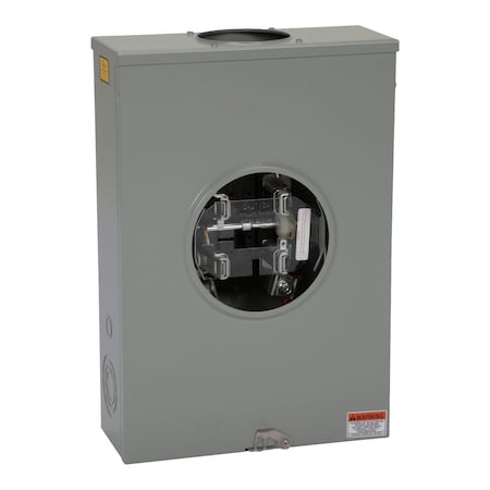 Individual meter socket, ringless socket, lever bypass, 4 jaws no release, OH, UG, 200 A, up to 600 VAC single phase 3W MPN:UTH4213T
