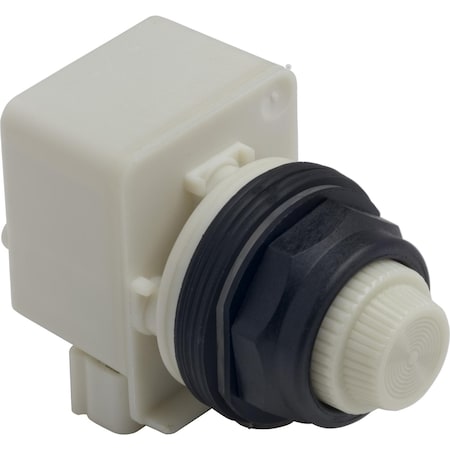 Pilot light, Harmony 9001SK, plastic, polycarbonate, fresnel, white, 30mm, LED white, 24-28V MPN:9001SKP35LWW31