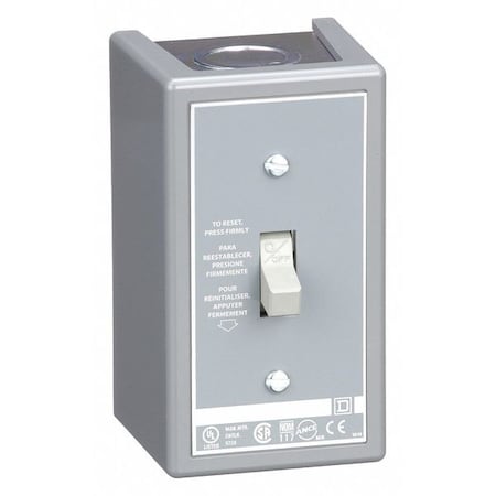 Manual Motor Starter, NEMA 1, 1 P, 1 Phase, Toggle, 16 A MPN:2510FG1