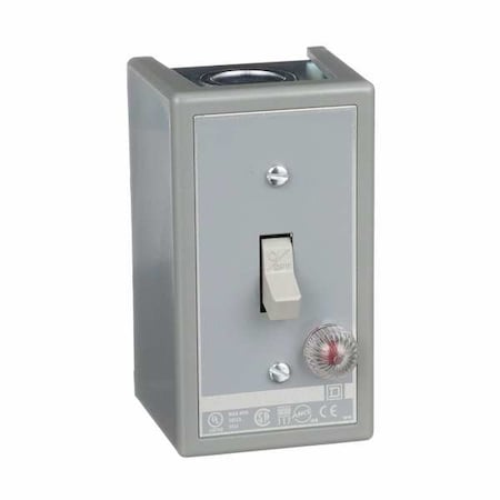 Manual Motor Switch, 30 A, 2 P, 1 Phase, Toggle, Type K, Class 2510 Series, NEMA 1 MPN:2510KG1B