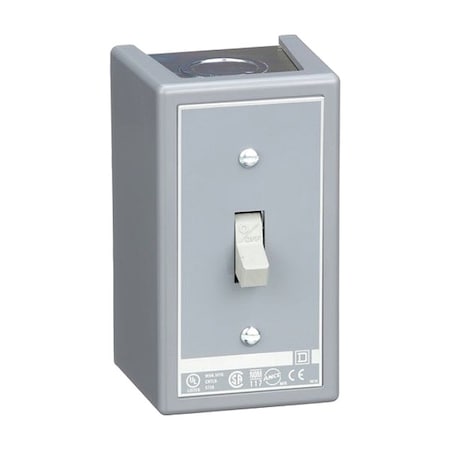 Manual Motor Switch, 30 A, 3 P, 3 Phase, Toggle, Type K, Class 2510 Series, NEMA 1 MPN:2510KG2